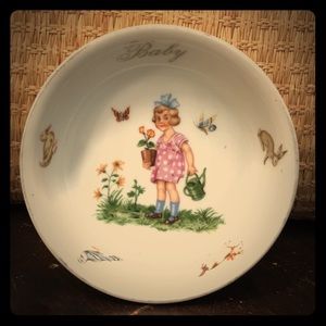 Vintage baby bowl